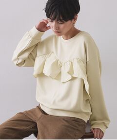 OPAQUE.CLIP / オペーク ドット クリップ カットソー | フリルドッキングトップス【洗濯機OK】