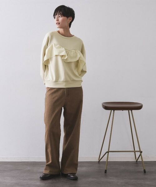 OPAQUE.CLIP / オペーク ドット クリップ カットソー | フリルドッキングトップス【洗濯機OK】 | 詳細10