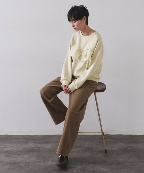 OPAQUE.CLIP / オペーク ドット クリップ カットソー | フリルドッキングトップス【洗濯機OK】 | 詳細11