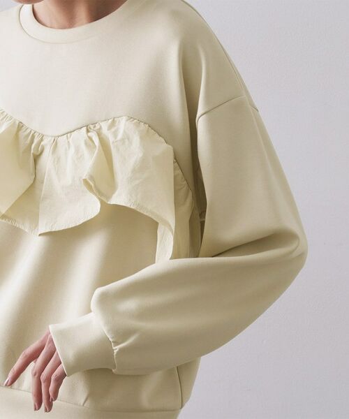 OPAQUE.CLIP / オペーク ドット クリップ カットソー | フリルドッキングトップス【洗濯機OK】 | 詳細17