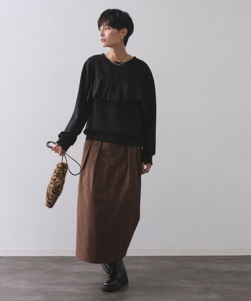 OPAQUE.CLIP / オペーク ドット クリップ カットソー | フリルドッキングトップス【洗濯機OK】 | 詳細2