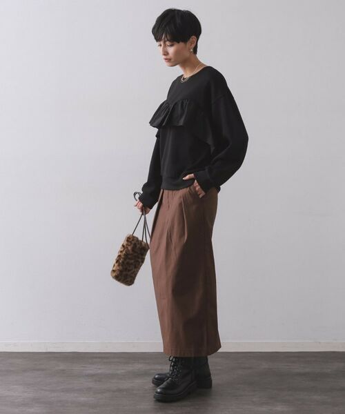 OPAQUE.CLIP / オペーク ドット クリップ カットソー | フリルドッキングトップス【洗濯機OK】 | 詳細3