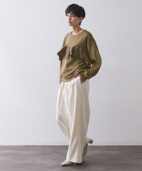 OPAQUE.CLIP / オペーク ドット クリップ カットソー | フリルドッキングトップス【洗濯機OK】 | 詳細7