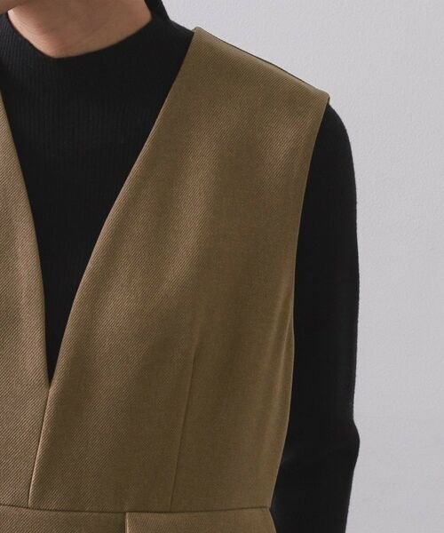 OPAQUE.CLIP / オペーク ドット クリップ ロング・マキシ丈ワンピース | ペプラムデザインジャンドレ【洗濯機OK】 | 詳細14