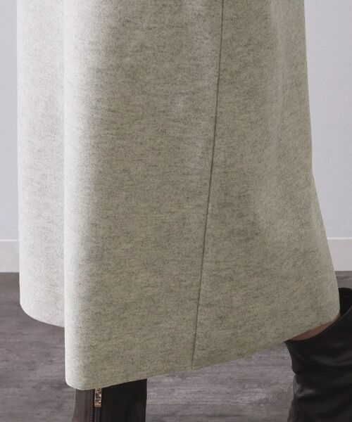 OPAQUE.CLIP / オペーク ドット クリップ ロング・マキシ丈ワンピース | ストレッチメルトンキーネックワンピ【洗濯機OK】 | 詳細15