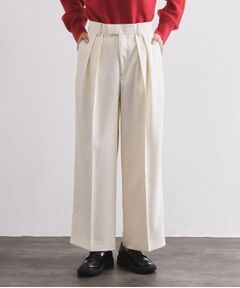 OPAQUE.CLIP / オペーク ドット クリップ パンツ | カルゼタックワイドパンツ【洗濯機OK】