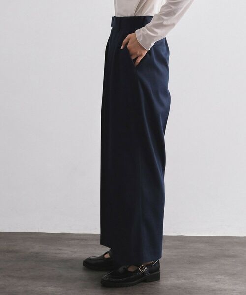 OPAQUE.CLIP / オペーク ドット クリップ パンツ | カルゼタックワイドパンツ【洗濯機OK】 | 詳細10