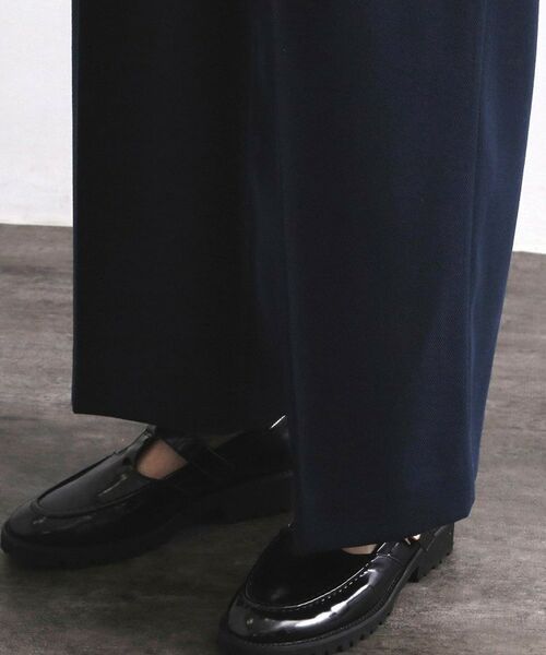 OPAQUE.CLIP / オペーク ドット クリップ パンツ | カルゼタックワイドパンツ【洗濯機OK】 | 詳細15