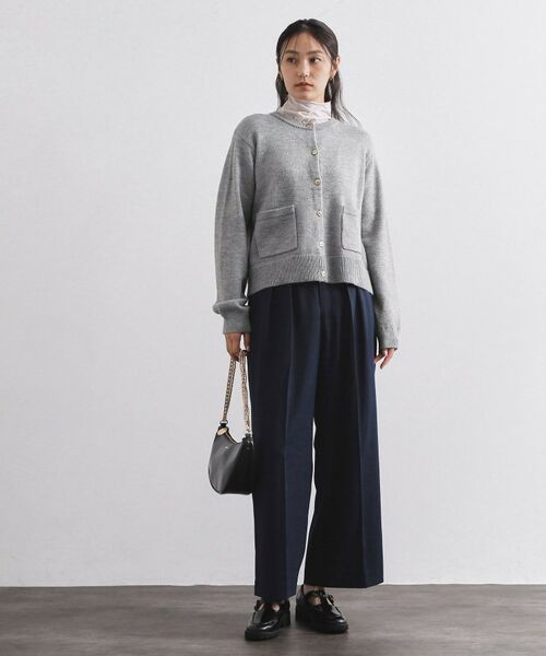 OPAQUE.CLIP / オペーク ドット クリップ パンツ | カルゼタックワイドパンツ【洗濯機OK】 | 詳細6