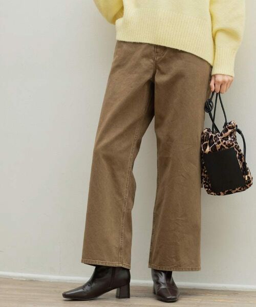 OPAQUE.CLIP / オペーク ドット クリップ パンツ | ヴィンテージカラーワイドストレートパンツ【洗濯機OK】 | 詳細10
