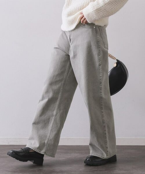 OPAQUE.CLIP / オペーク ドット クリップ パンツ | ヴィンテージカラーワイドストレートパンツ【洗濯機OK】 | 詳細14