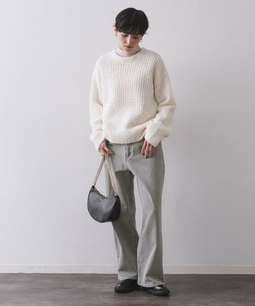 OPAQUE.CLIP / オペーク ドット クリップ パンツ | ヴィンテージカラーワイドストレートパンツ【洗濯機OK】 | 詳細15