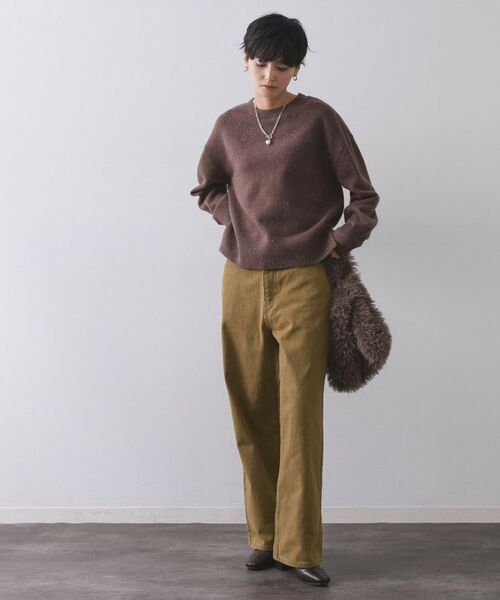 OPAQUE.CLIP / オペーク ドット クリップ パンツ | ヴィンテージカラーワイドストレートパンツ【洗濯機OK】 | 詳細20