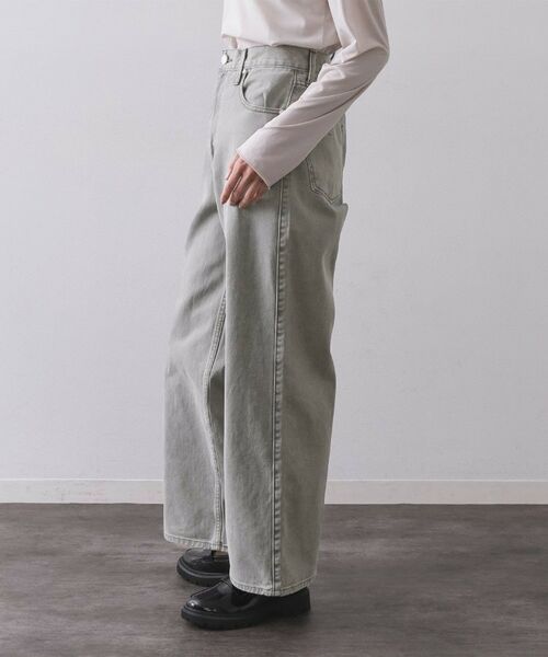 OPAQUE.CLIP / オペーク ドット クリップ パンツ | ヴィンテージカラーワイドストレートパンツ【洗濯機OK】 | 詳細24