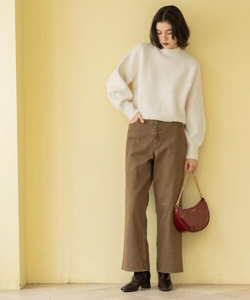 OPAQUE.CLIP / オペーク ドット クリップ パンツ | ヴィンテージカラーワイドストレートパンツ【洗濯機OK】 | 詳細9