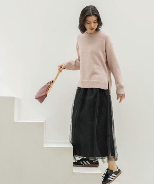 OPAQUE.CLIP / オペーク ドット クリップ ロング・マキシ丈スカート | チュールイージーギャザースカート【洗濯機OK】 | 詳細15