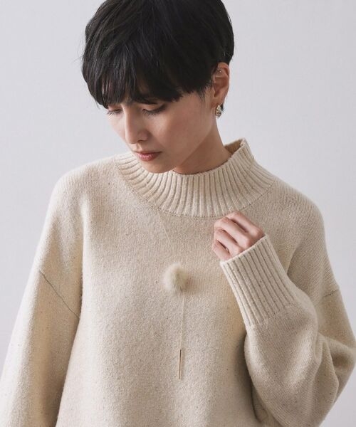 OPAQUE.CLIP / オペーク ドット クリップ ネックレス・ペンダント・チョーカー | ミンクファー×ビジュースライドネックレス | 詳細6