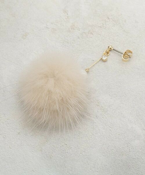 OPAQUE.CLIP / オペーク ドット クリップ ピアス・イヤリング | ミンクファーピアス | 詳細2