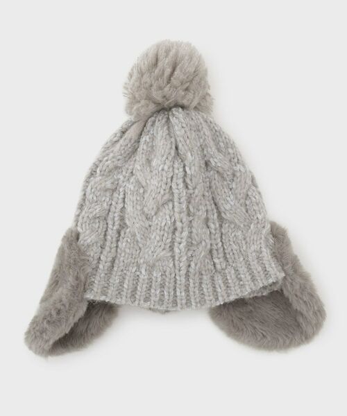 OPAQUE.CLIP / オペーク ドット クリップ ニットキャップ | ファー耳当てケーブルワッチ | 詳細1