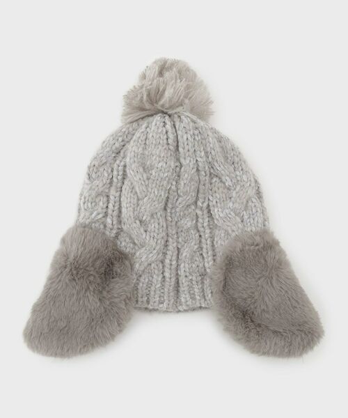 OPAQUE.CLIP / オペーク ドット クリップ ニットキャップ | ファー耳当てケーブルワッチ | 詳細2