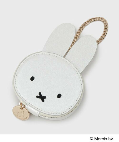 OPAQUE.CLIP / オペーク ドット クリップ キーホルダー・ストラップ | 【コラボ】miffy ｘ OPAQUE.CLIP ミラー付き合皮フェイス型チャーム | 詳細1