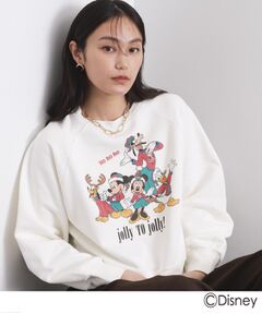 OPAQUE.CLIP / オペーク ドット クリップ スウェット | 《Mickey Mouse》プリントアソートスウェット【洗濯機OK】