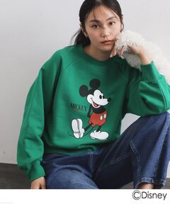 OPAQUE.CLIP / オペーク ドット クリップ スウェット | 《Mickey Mouse》プリントアソートスウェット【洗濯機OK】