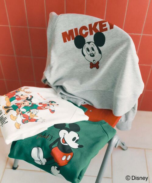 OPAQUE.CLIP / オペーク ドット クリップ スウェット | 《Mickey Mouse》プリントアソートスウェット【洗濯機OK】 | 詳細21