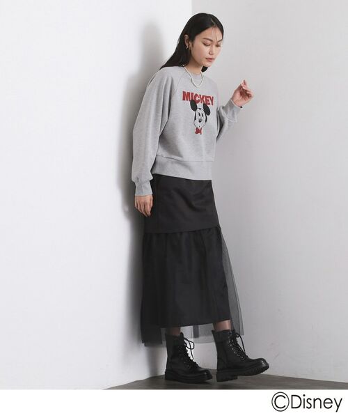 OPAQUE.CLIP / オペーク ドット クリップ スウェット | 《Mickey Mouse》プリントアソートスウェット【洗濯機OK】 | 詳細7