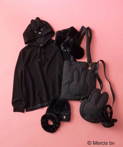 OPAQUE.CLIP / オペーク ドット クリップ パーカー | 【コラボ】miffy ｘ OPAQUE.CLIP ポイント刺しゅう入りフーディー | 詳細9