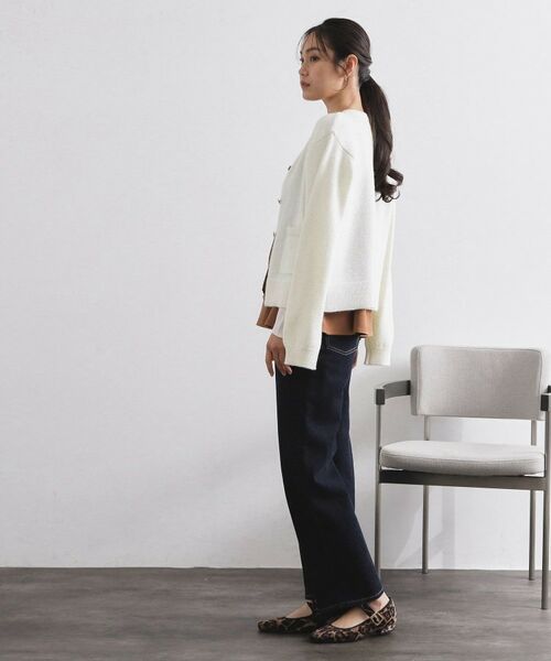 OPAQUE.CLIP / オペーク ドット クリップ カーディガン・ボレロ | 金ボタンラメニットカーディガン【洗濯機OK】 | 詳細24