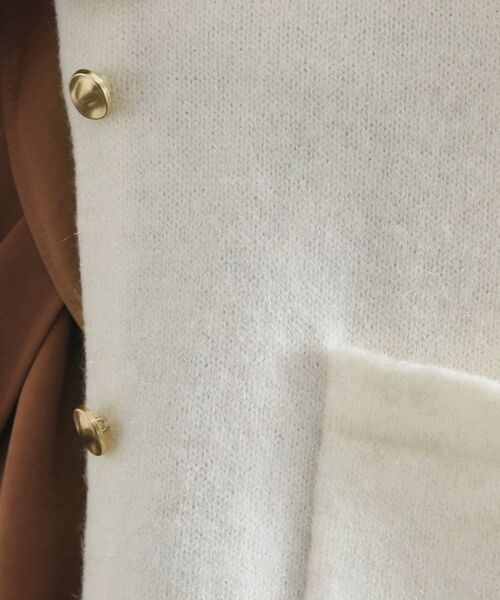 OPAQUE.CLIP / オペーク ドット クリップ カーディガン・ボレロ | 金ボタンラメニットカーディガン【洗濯機OK】 | 詳細25