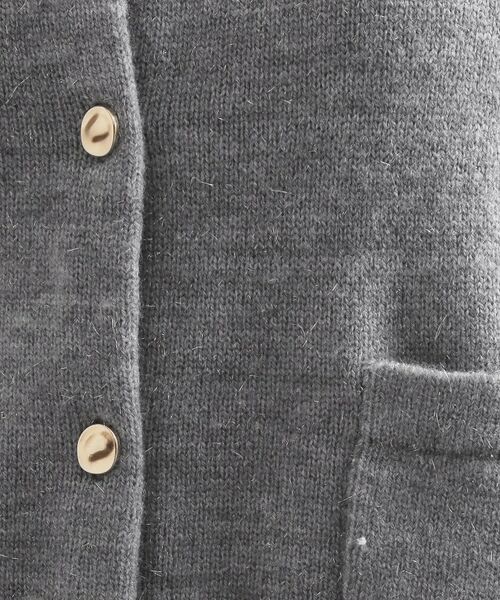 OPAQUE.CLIP / オペーク ドット クリップ カーディガン・ボレロ | 金ボタンラメニットカーディガン【洗濯機OK】 | 詳細30