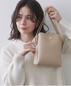 OPAQUE.CLIP / オペーク ドット クリップ ショルダーバッグ | シュリンク合皮3層ミニショルダーバッグ【軽量／長さ調整可能】