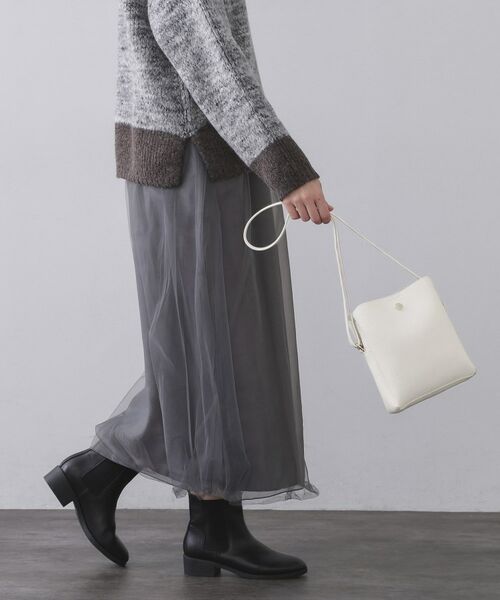 OPAQUE.CLIP / オペーク ドット クリップ ショルダーバッグ | シュリンク合皮3層ミニショルダーバッグ【軽量／長さ調整可能】 | 詳細1