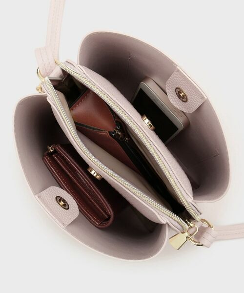 OPAQUE.CLIP / オペーク ドット クリップ ショルダーバッグ | シュリンク合皮3層ミニショルダーバッグ【軽量／長さ調整可能】 | 詳細24