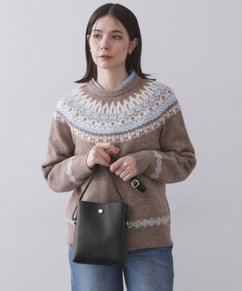 OPAQUE.CLIP / オペーク ドット クリップ ショルダーバッグ | シュリンク合皮3層ミニショルダーバッグ【軽量／長さ調整可能】 | 詳細3