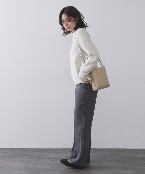 OPAQUE.CLIP / オペーク ドット クリップ ショルダーバッグ | シュリンク合皮3層ミニショルダーバッグ【軽量／長さ調整可能】 | 詳細6