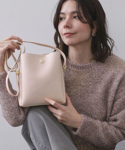 OPAQUE.CLIP / オペーク ドット クリップ ショルダーバッグ | シュリンク合皮3層ミニショルダーバッグ【軽量／長さ調整可能】 | 詳細9