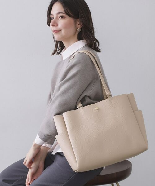 OPAQUE.CLIP / オペーク ドット クリップ トートバッグ | シュリンク合皮大容量トートバッグ【人間工学／軽量／A4サイズ対応／2WAY】 | 詳細3