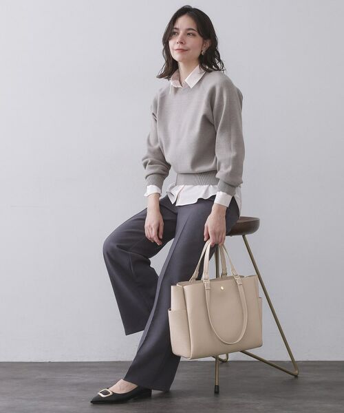 OPAQUE.CLIP / オペーク ドット クリップ トートバッグ | シュリンク合皮大容量トートバッグ【人間工学／軽量／A4サイズ対応／2WAY】 | 詳細4