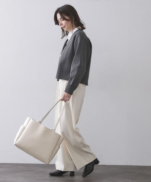 OPAQUE.CLIP / オペーク ドット クリップ トートバッグ | シュリンク合皮大容量トートバッグ【人間工学／軽量／A4サイズ対応／2WAY】 | 詳細6