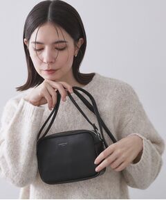 OPAQUE.CLIP / オペーク ドット クリップ ショルダーバッグ | シュリンク合皮スクエアミニショルダーバッグ【軽量／長さ調整可能】