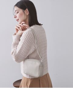 OPAQUE.CLIP / オペーク ドット クリップ ショルダーバッグ | シュリンク合皮スクエアミニショルダーバッグ【軽量／長さ調整可能】