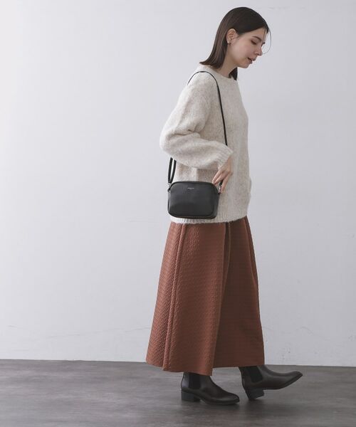 OPAQUE.CLIP / オペーク ドット クリップ ショルダーバッグ | シュリンク合皮スクエアミニショルダーバッグ【軽量／長さ調整可能】 | 詳細2