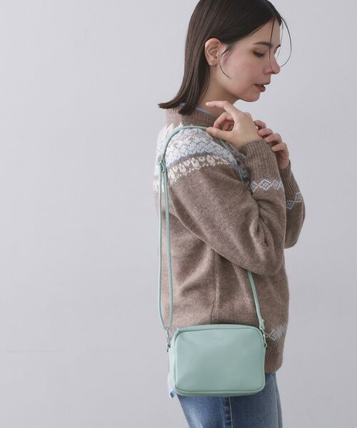 OPAQUE.CLIP / オペーク ドット クリップ ショルダーバッグ | シュリンク合皮スクエアミニショルダーバッグ【軽量／長さ調整可能】 | 詳細3