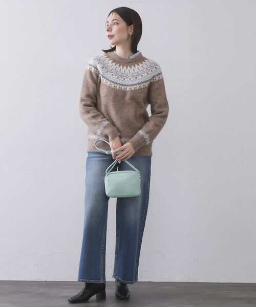 OPAQUE.CLIP / オペーク ドット クリップ ショルダーバッグ | シュリンク合皮スクエアミニショルダーバッグ【軽量／長さ調整可能】 | 詳細4