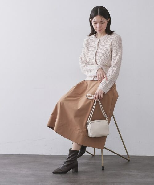 OPAQUE.CLIP / オペーク ドット クリップ ショルダーバッグ | シュリンク合皮スクエアミニショルダーバッグ【軽量／長さ調整可能】 | 詳細6