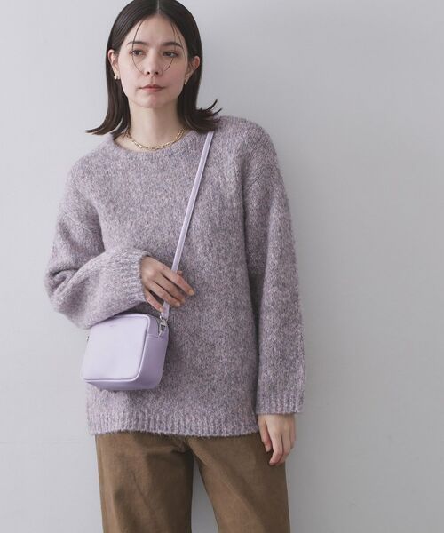 OPAQUE.CLIP / オペーク ドット クリップ ショルダーバッグ | シュリンク合皮スクエアミニショルダーバッグ【軽量／長さ調整可能】 | 詳細7