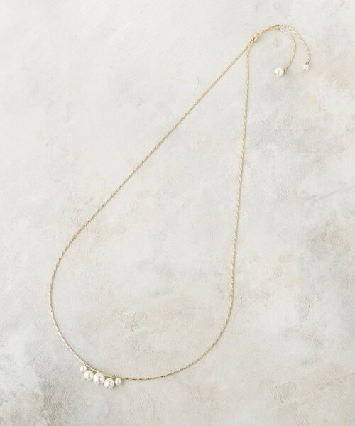 OPAQUE.CLIP / オペーク ドット クリップ ネックレス・ペンダント・チョーカー | 2WAYフェイクパールスライドネックレス | 詳細1